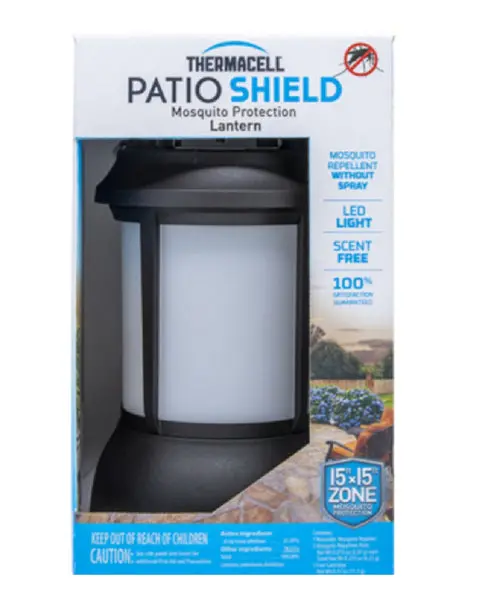 Thermacell PS-LL2 Patio Shield Mosquito Repeller Lantern Black