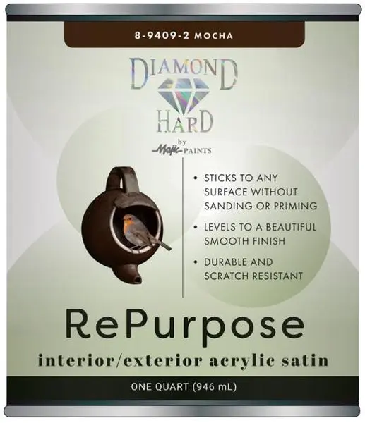 Majic 8-9409-2 Diamond Hard Repurpose Enamel Paint 1 Quart Home Improvement