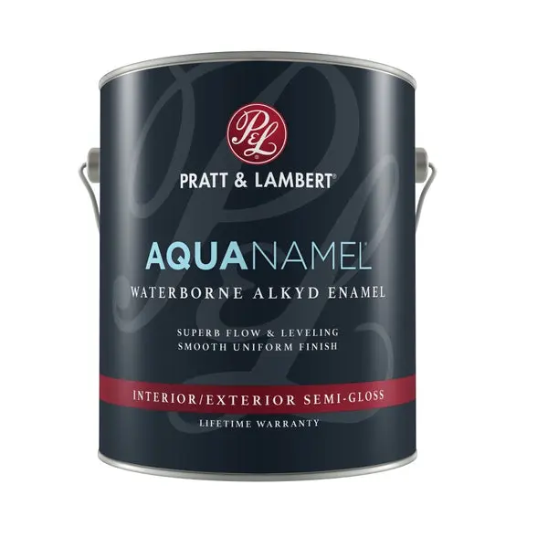 Pratt & Lambert Z0883 Aquanamel Waterborne Alkyd Enamel 1 Gallon Pratt u0026 Lambert