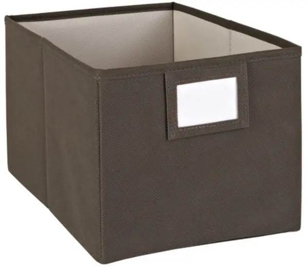 Closetmaid 25067 Fabric Large Bin Brown Organized Storage