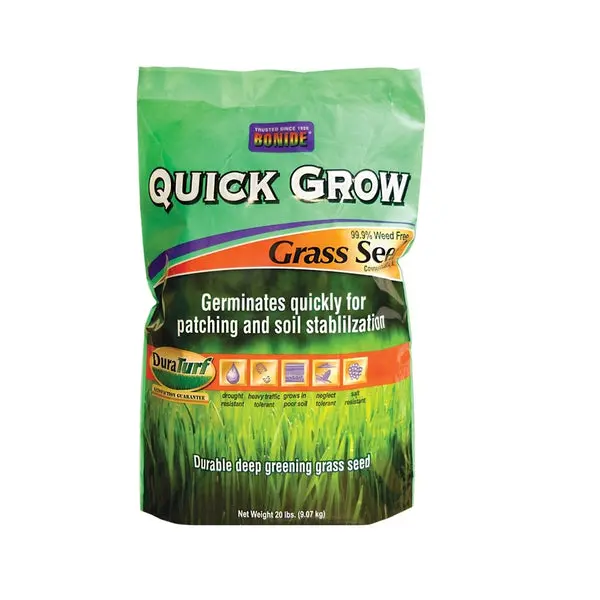 Bonide 60267 Quick Grow Grass Seed 20 Lbs Fast Germinating Lawn Seed