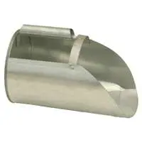 Brower F4 Multi-Purpose Feed Scoop Steel 4 Quart Animal Feed and Grain
