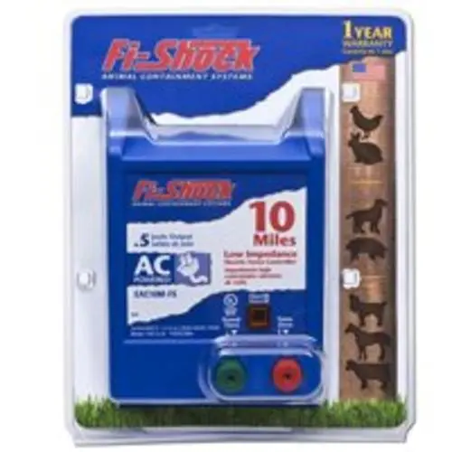 Fi-Shock EAC10M-FS 10 Mile AC Low Impedance Electric Fence Energizer