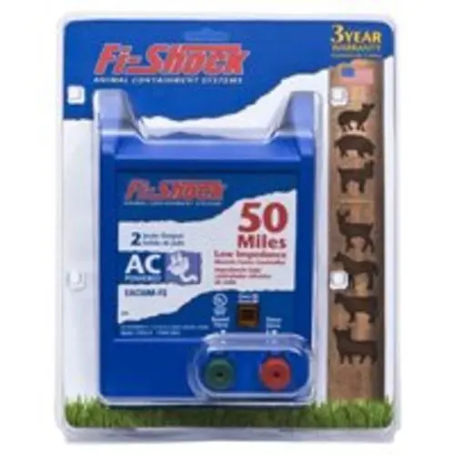 Fi-Shock EAC50M-FS 50 Mile Electric Fence Energizer Large Acreage
