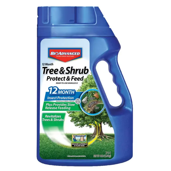 BioAdvanced 701900B Tree & Shrub Protect & Feed Granules 4 LBS Insect Control
