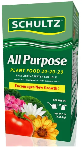 Schultz SPF70690 All Purpose Water Soluble Plant Food 20-20-20 5 Pound