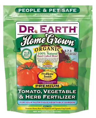 Dr. Earth Organic & Natural Tomato Vegetable & Herb Fertilizer 4-6-3 4 Lb Healthy Plants
