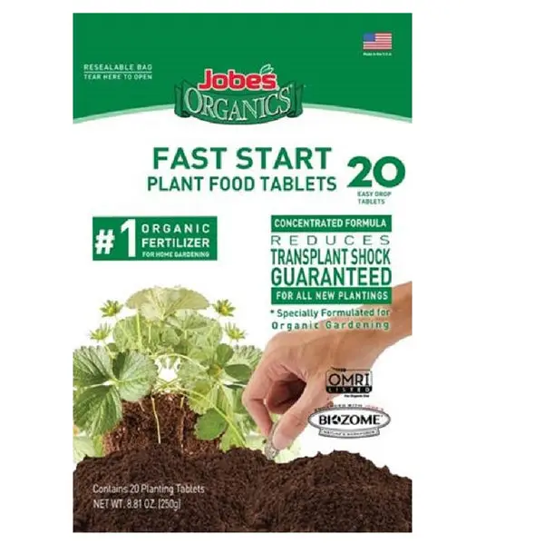 Jobe's Organics Tablets Plant Food Organic Fertilizer Plants