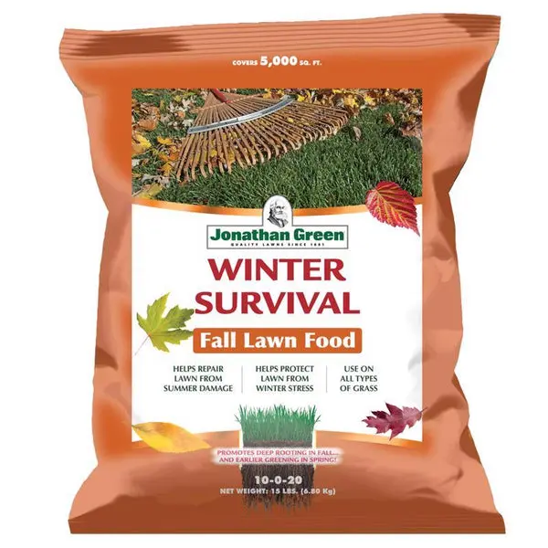 Jonathan Green 12400 Winter Survival All-Purpose Lawn Fertilizer All Grasses 5000 sq ft