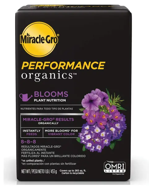 Miracle-Gro Performance Organics Bloom Plant Food 1 Lbs Organic Fertilizer