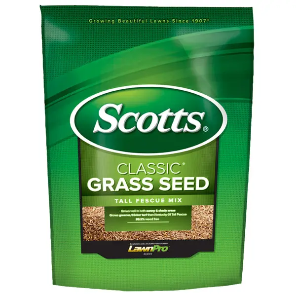 Scotts 17327 Classic Grass Seed Tall Fescue Mix 20 Lbs Bulk Lawn Seed