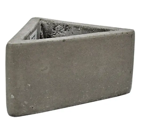 Avera AFC8309060 Fiber Cement Triangle Planter Durable Outdoor Use