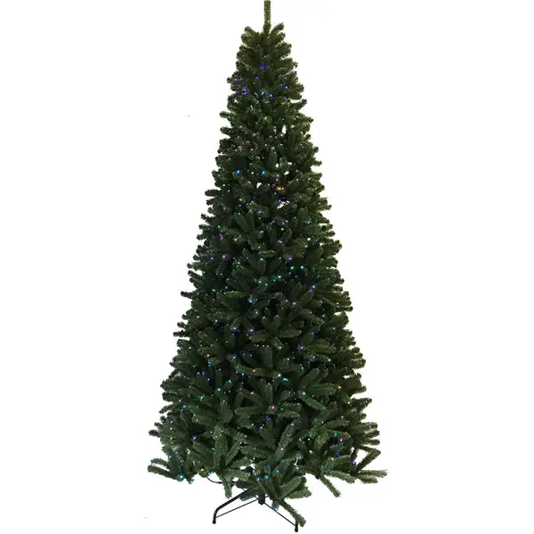 Santas Forest 54970 Fiber Optic Christmas Tree 7 Feet Light Show Santa's Forest