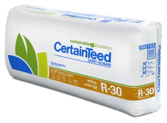 CertainTeed 90005450 Sustainable Insulation Kraft Faced Batt 10 x 24 x 48 Inches