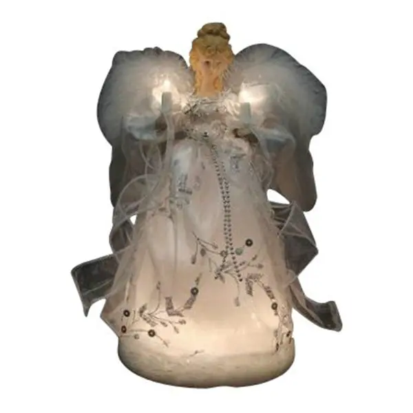 Santas Forest 19353 Pre-Lit Angel Christmas Decoration 9 Inch Holiday Decor Santa's Forest