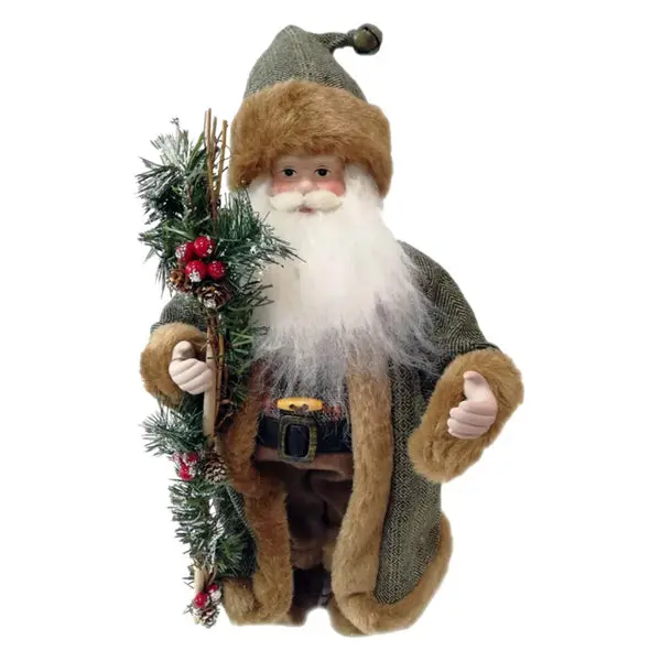 Santas Forest 22426 18 Inch Forest Santa Christmas Figurine Holiday Display