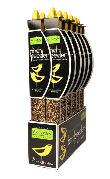 Mr. Canary MC-T12SFT Fancy Pre-Filled Mix Finch Feeder 8 Oz