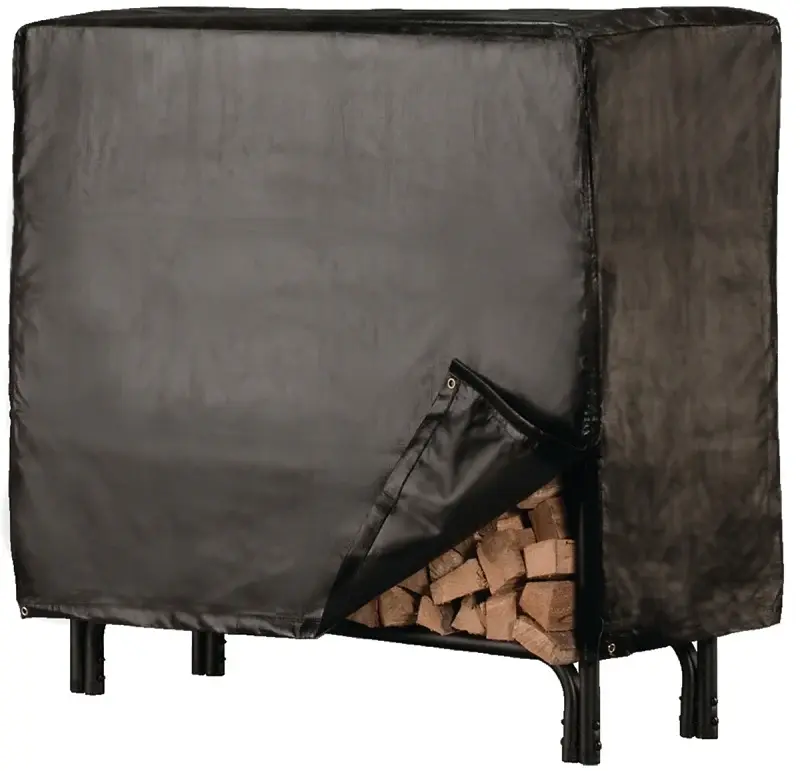 Shelter SLRCD-XL Log Rack Cover, 100 L, 21 W, Vinyl, Charcoal