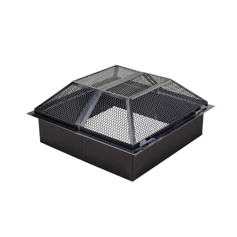 Steel Fireguard Moderno and Urbania Fire Pit, 34'' x 34'' x 6''