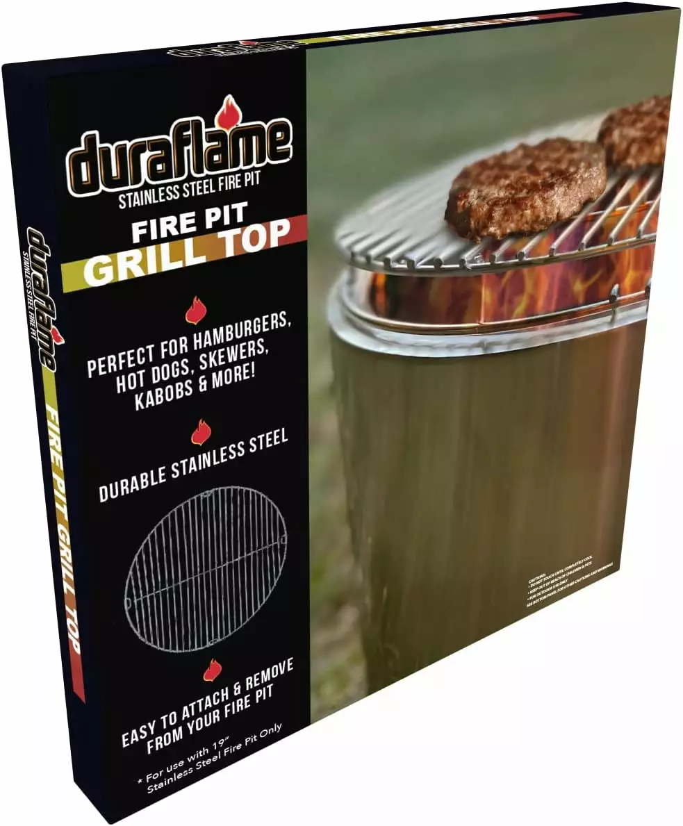 Duraflame 19 Stainless Steel Cooking Grate Fire Pit Grill Top Replacement 1