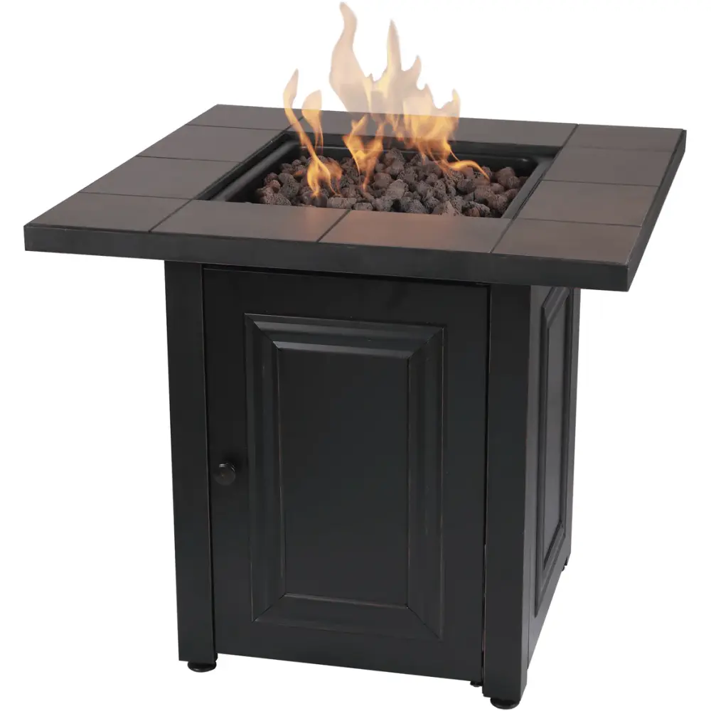 Endless Summer Vanderbilt, LP Gas Outdoor Fire Pit Pottery Tile Mantel - GAD15411SP