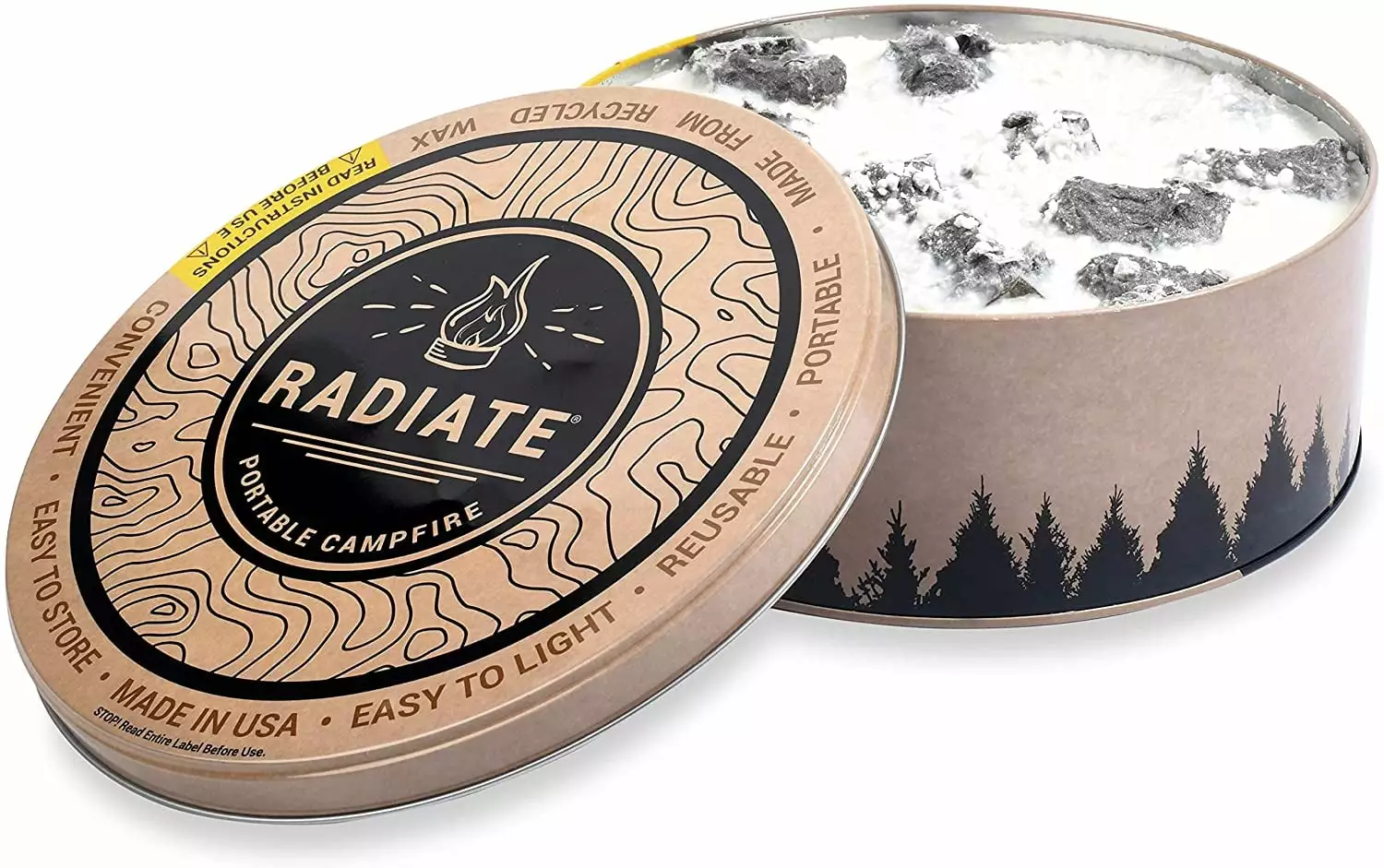 New Travel-friendly Radiate Campfire Go-Anywhere Outdoor Fire Pit Original 2 Pack