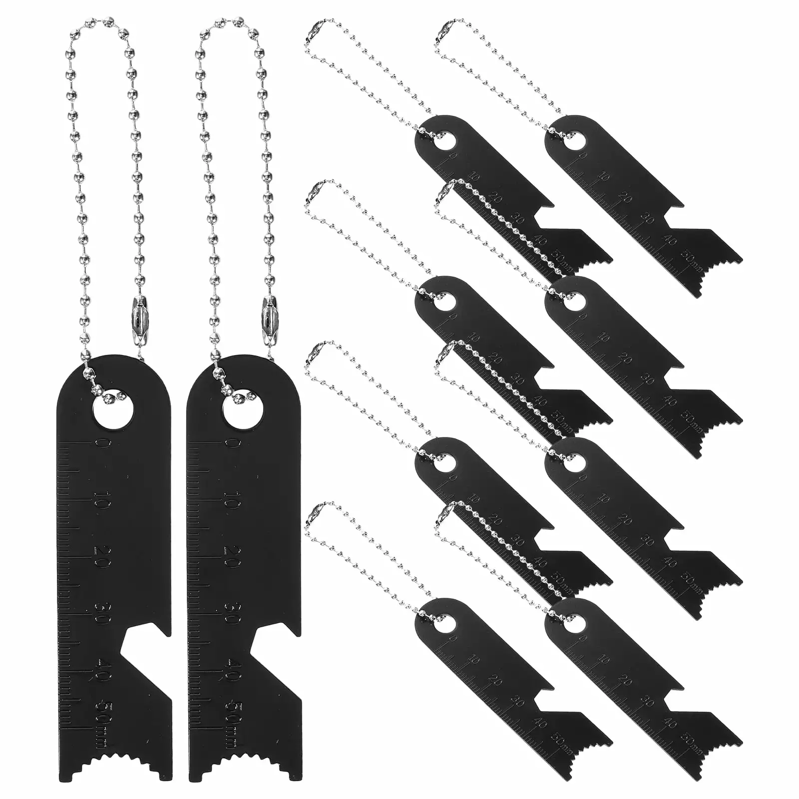 10pcs Ferrocerium Rod Scraper Steel Striker Fire Starter Camping Survival 13