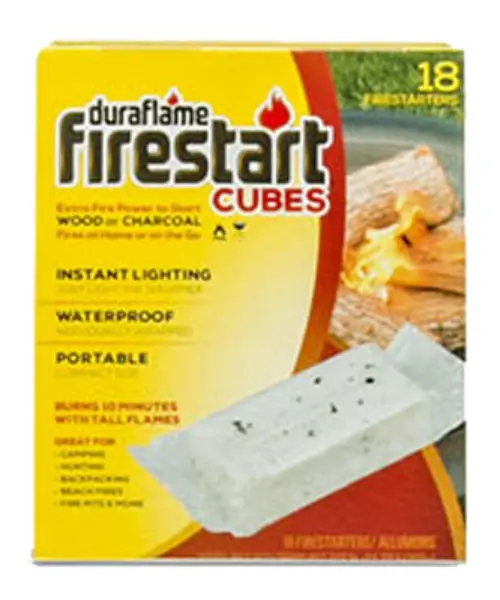 Duraflame 00845 Fire Start Firelighters Cubes 18-Count Easy Fire Starting