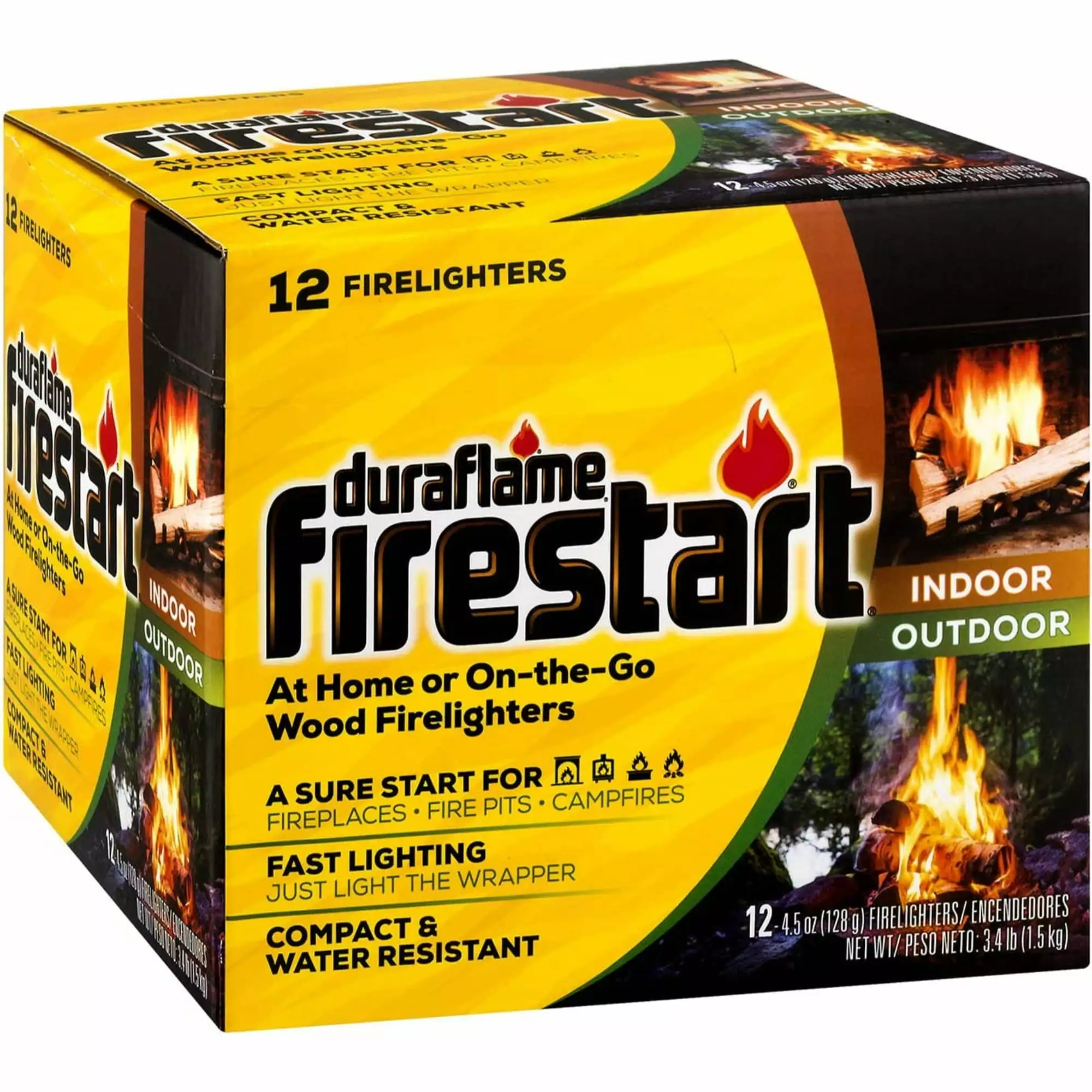 Duraflame Firestart 12-count 4.5 oz Indoor Outdoor Firelighters