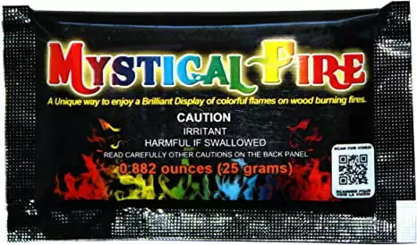 Mystical Fire Flame Colorant Vibrant Long-Lasting Pulsating Flame Color Changer Indoor Outdoor Use