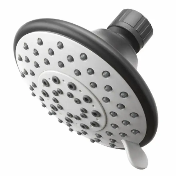 HomePointe 109716 Matte Black Fixed-Mount Shower Head High Pressure Rainfall