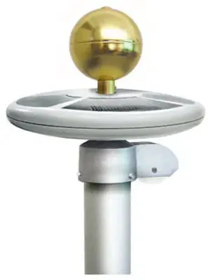 Annin Flagmakers 752500 Solar LED Light Flag Pole Outdoor Use