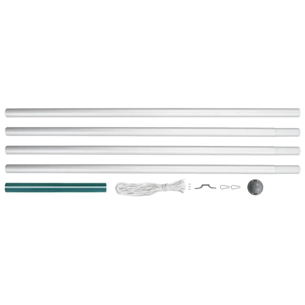 Sectional Flagpole Aluminum 20.3 Foot Outdoor Flag Pole