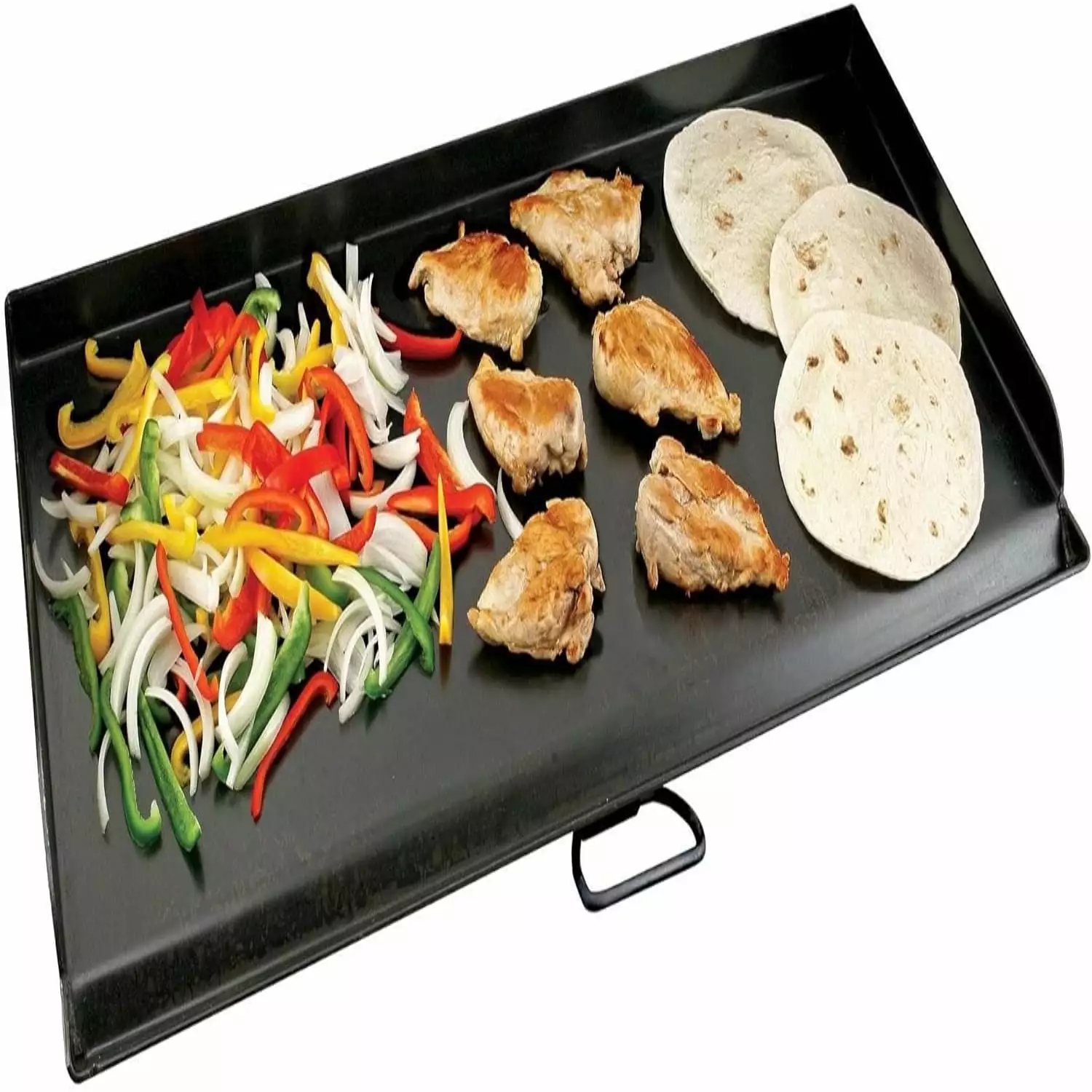 3-Burner Professional Flat Top Griddle Outdoor Cooking Equipment Fits 16 Inch Cooking Systems None