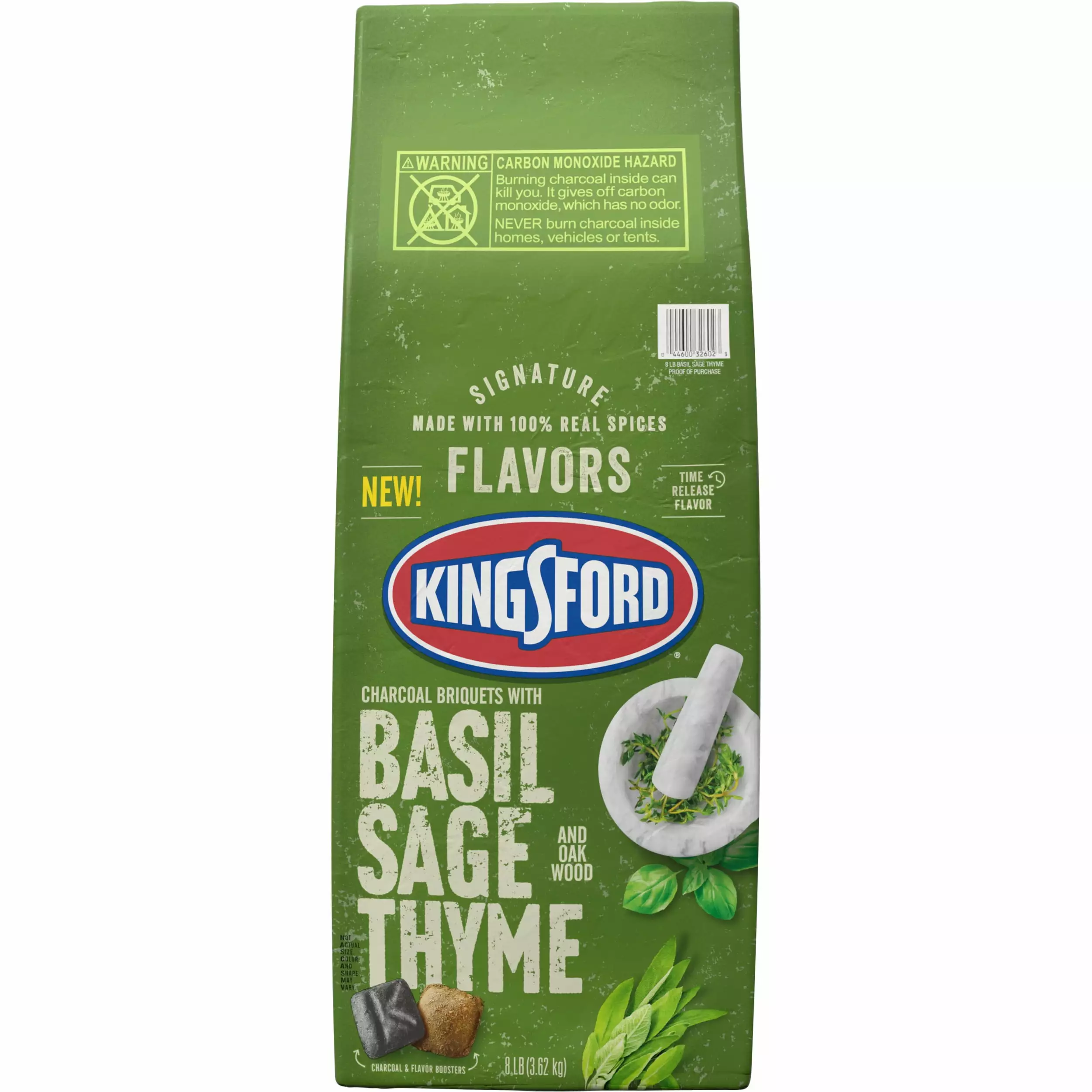 Kingsford Signature Flavors Oak Charcoal Briquettes Basil Sage and Thyme 8 lb 1