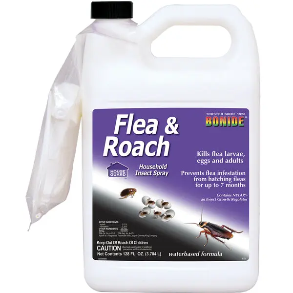 Bonide 578 Flea & Roach HouseGuard Hosehold Insect Spray 1 Gallon Ready-to-Use