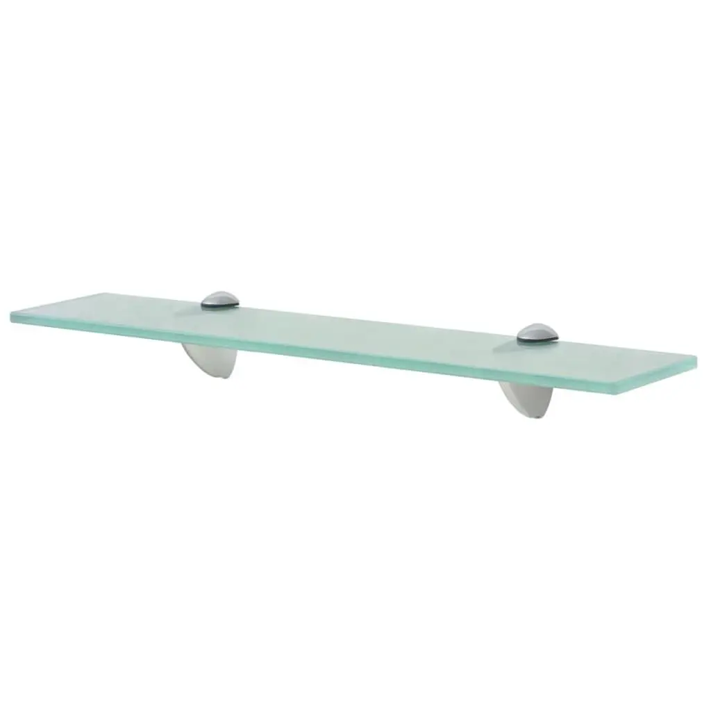 Floating Shelf Glass 19.7x7.9 0.3 Inch Modern Wall Mounted Display