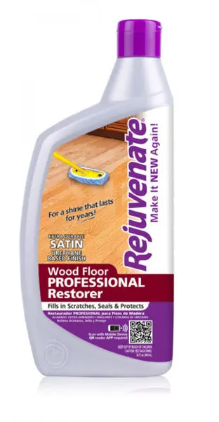 Rejuvenate RJ32PROFS Wood Floor Professional Restorer Satin Finish, 32 Oz