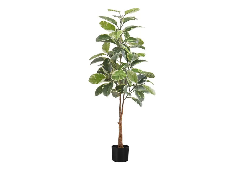 52 Inch Tall Artificial Elastomer Tree Indoor Floor Decor 8th street living