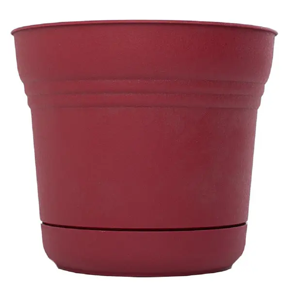 Bloem SP0513 Saturn Planter Burnt Red 5 Inch Indoor Outdoor Flower Pot