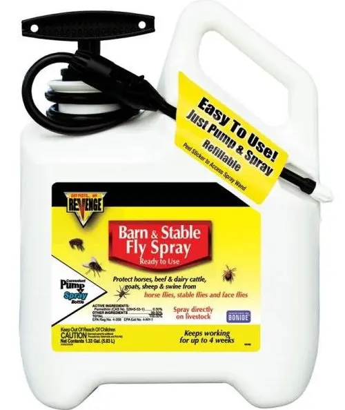 Bonide 46186 Revenge Barn And Stable Fly Spray 1.33 Gallon Pest Control