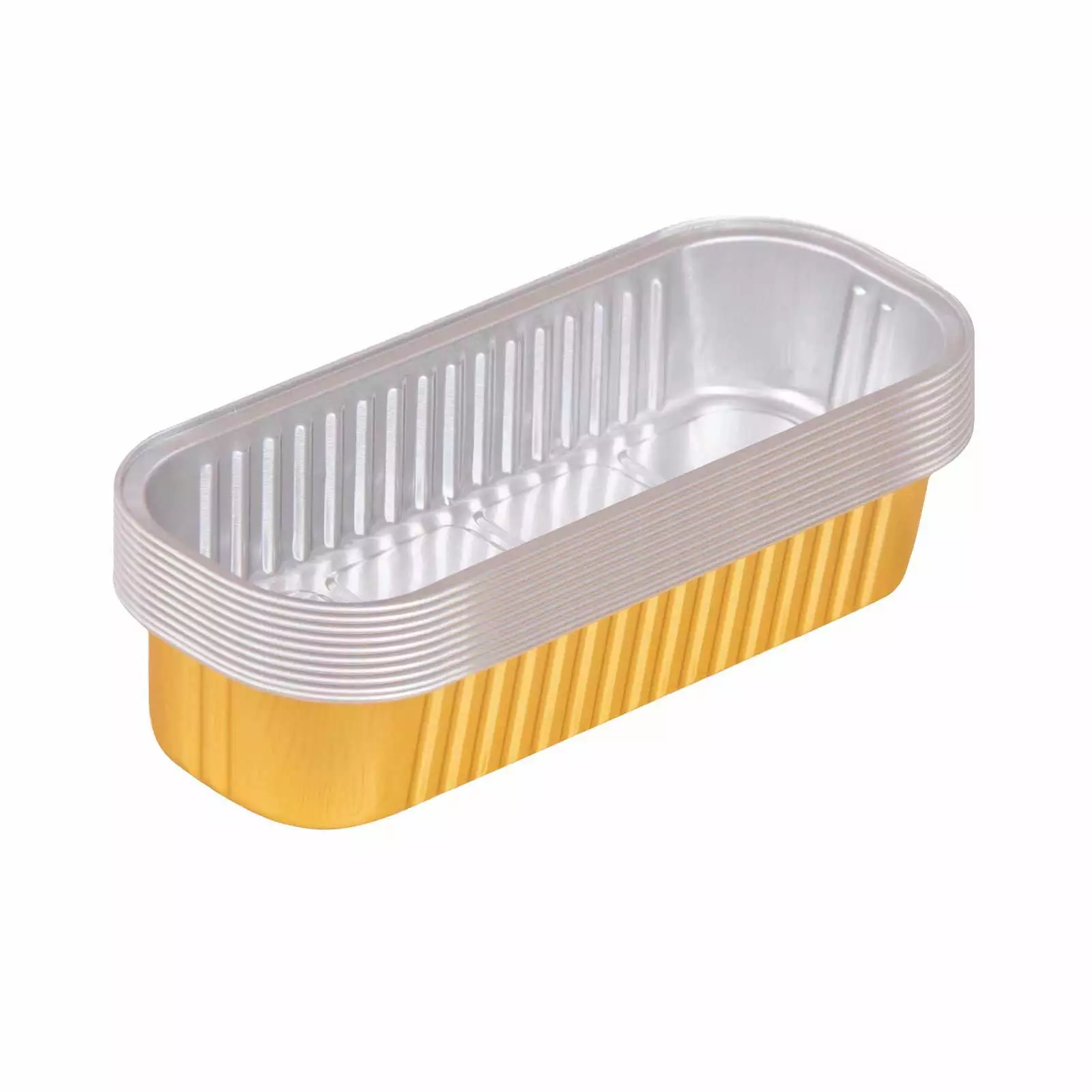 YOLAI Disposable Aluminum Foil Lunch Box Rectangular BBQ Plate Cooking Baking Lid