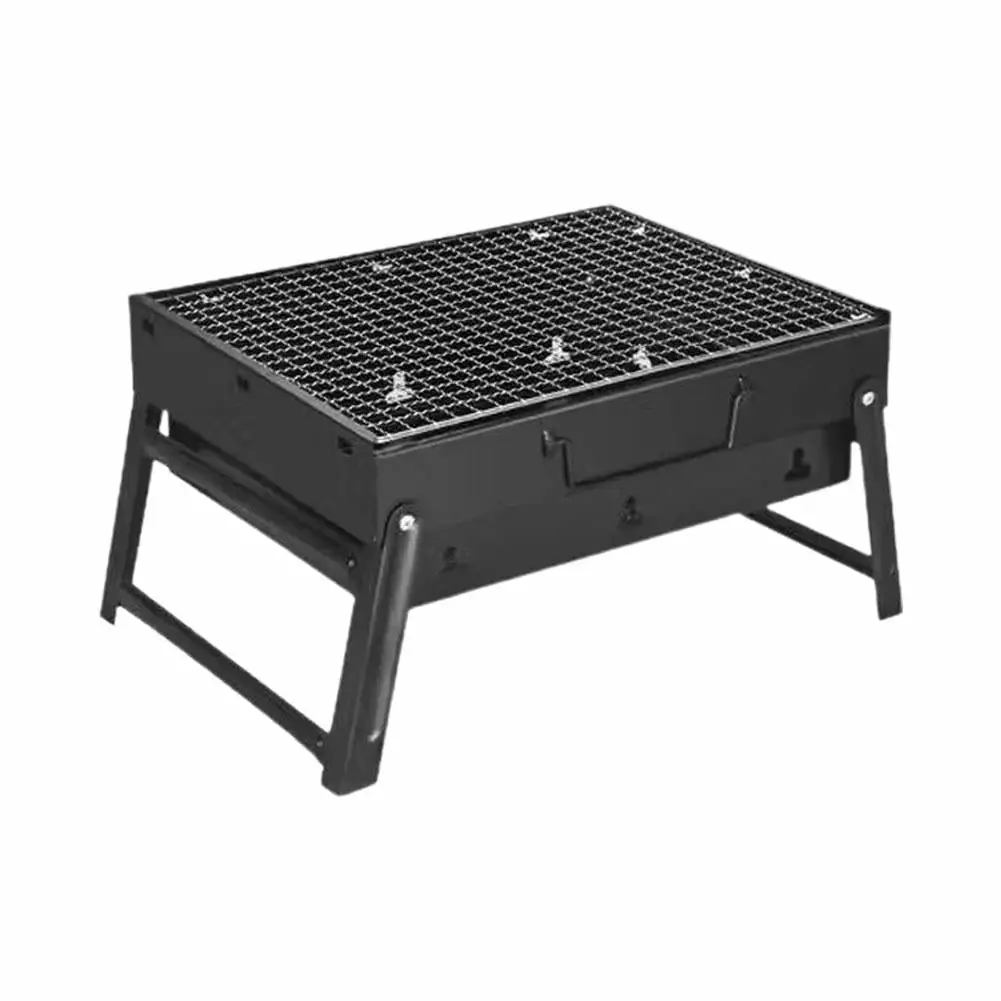 Folding Barbecue Grill - Portable Outdoor BBQ Grill Home Camping Picnics - Compact and Lightweight Design M