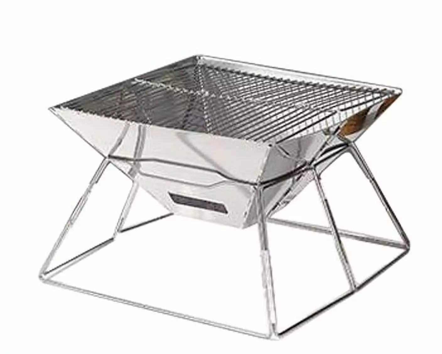 HOLOCKY Stainless Steel Folding Grill Thickened BBQ Carbon Oven Home Picnic Hexagonal