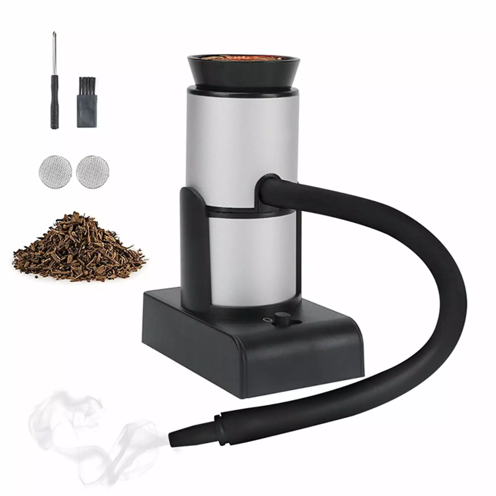Travel-friendly Smoker Kit Torch and 4 Flavors Wood Chips Indoor and Outdoor Use on Food and Drinks