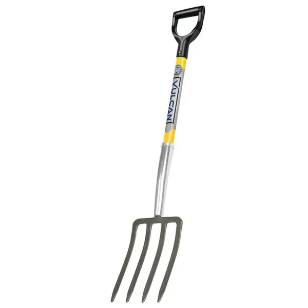Vulcan 33259 Spading Fork Fiberglass Handle 4 Tines 30 Inches