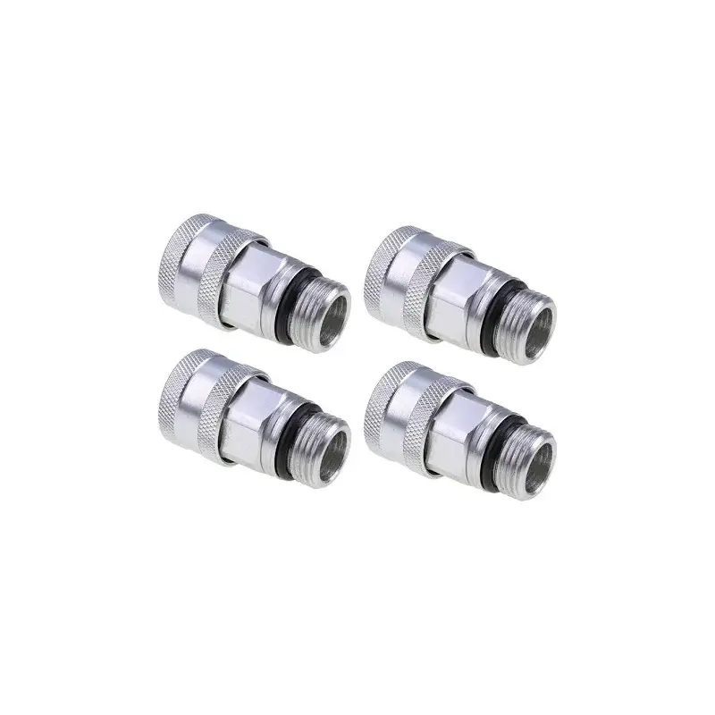 Chainsaw Chain 4 Pieces Hydraulic Rapid Connect Coupler AM115139 Yanmar 3TNE74 Kawasaki FD671D Engine John Deere Tractor 4...