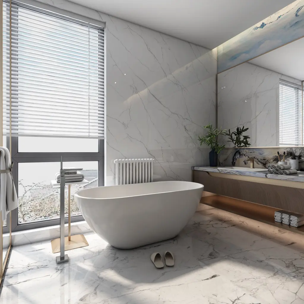 Acrylic Alcove Freestanding Soaking Bathtub White Modern Design w1056 clovis