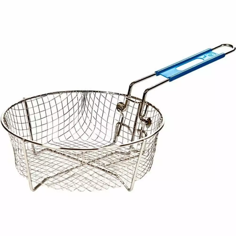 Lodge 8FB2 Fry Basket 5 Quart Dutch Oven Folding Handle and Drain Hook 10