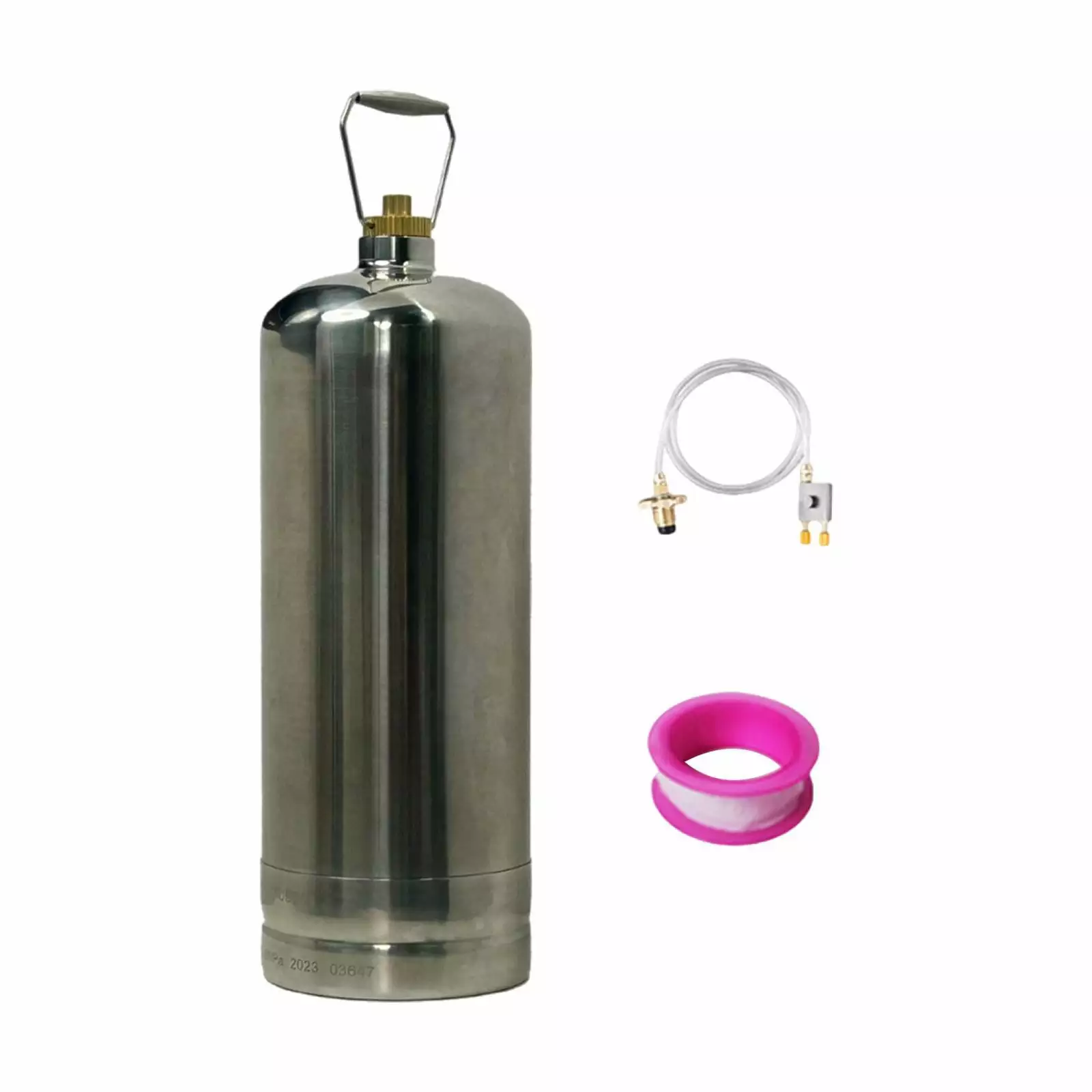 Miulika 4L Camping Empty Gas Cylinder Refillable Fuel Bottle Backpacking Style